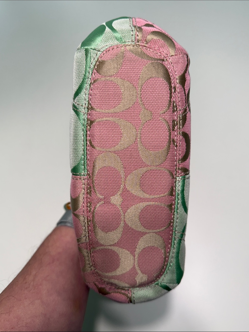 Coach Patchwork Signature Small Hobo in Pastel Multicolor - Picture 5 of 8